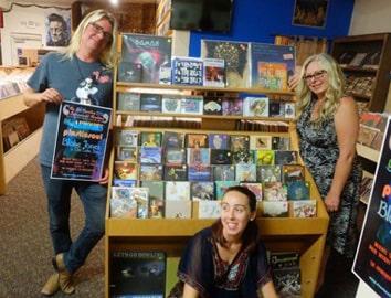 Picture of Cristina Bulbenko inside Big Stir Records